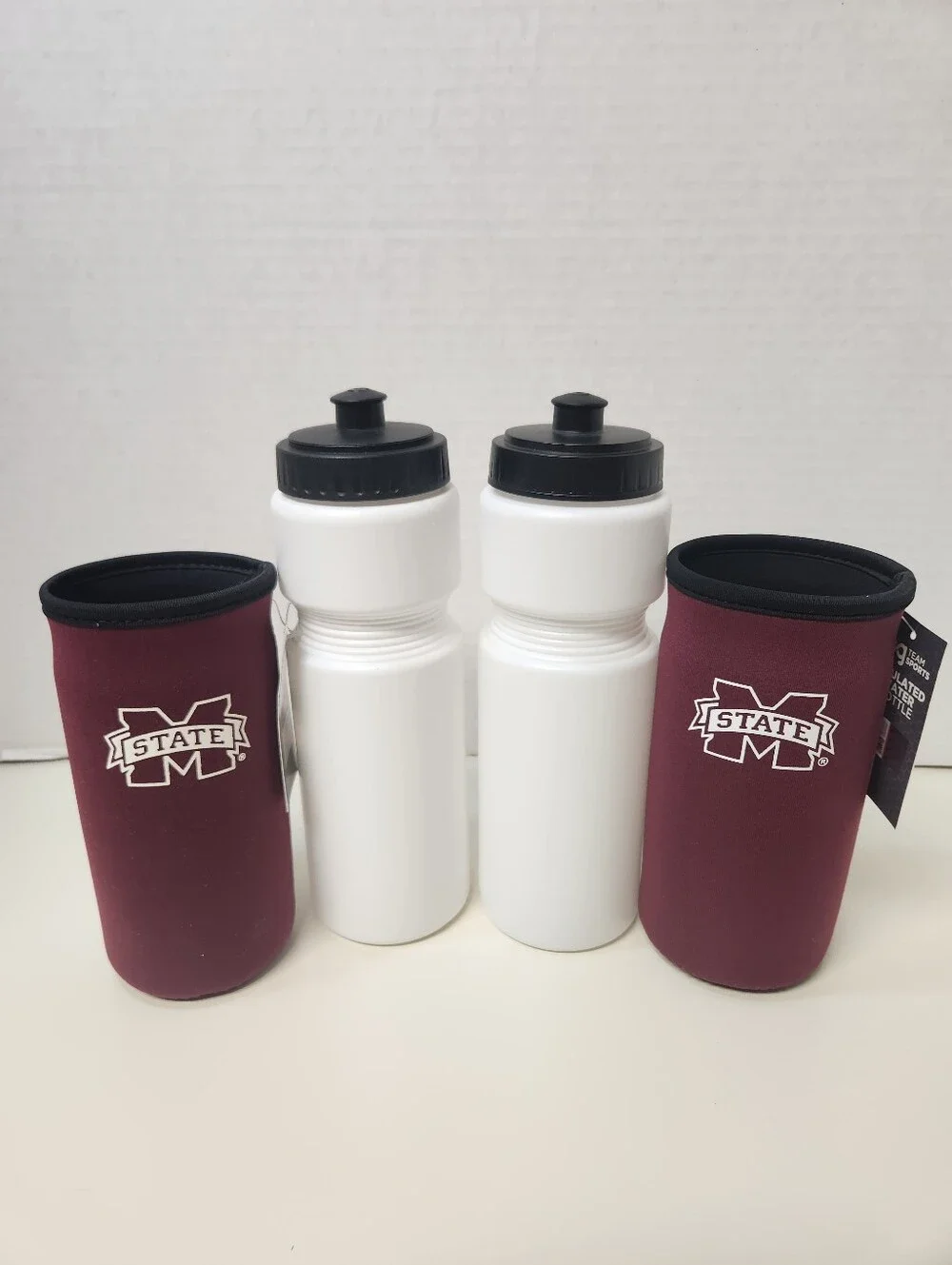 Bundle of 2 Mississippi State Bulldogs Insulated Water Bottles 22oz